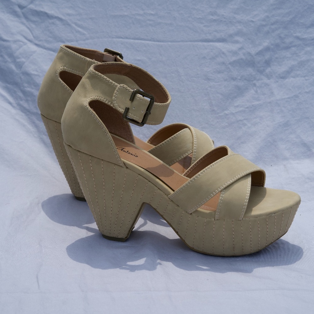 Michael Antonio Terrell Stitched Sandal Natural
